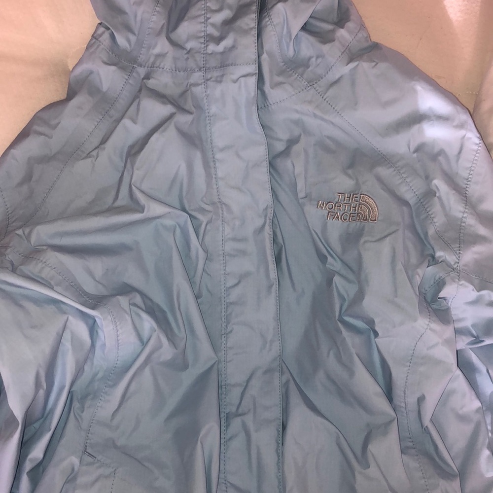 north face rain coat